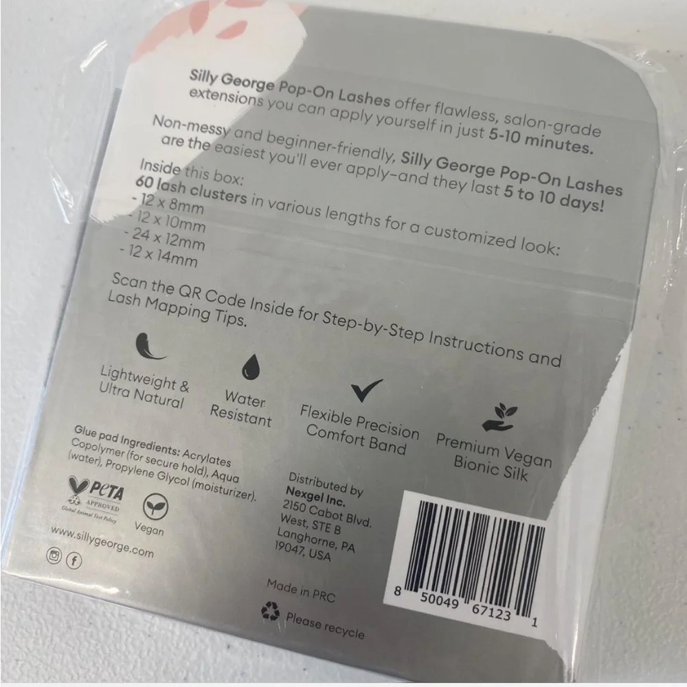 SILLY GEORGE Lash Sleep Mask and Pop-On Lashes Set - Picture 4 of 6